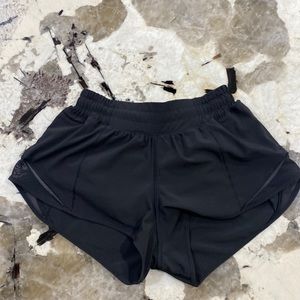 Black Lululemon shorts size 2, 2 in inseam